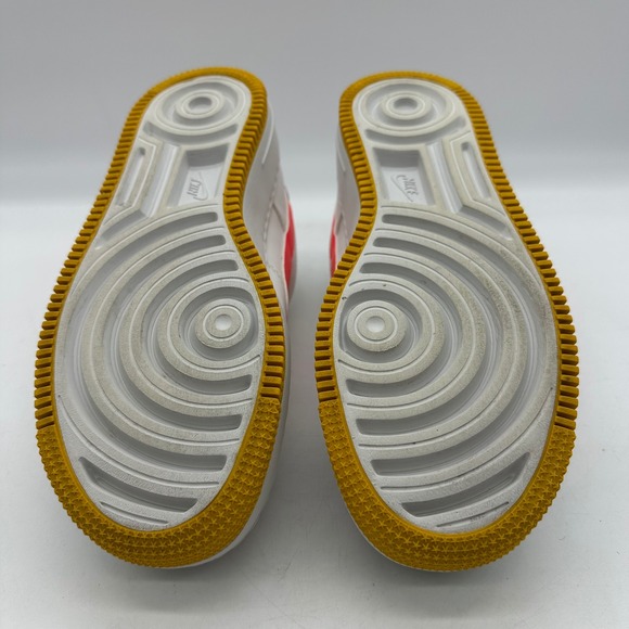 Nike CI0919-105 Women 8.5 Air Force 1 Low Shoes Shadow White/Crimson Sneakers - Picture 6 of 10